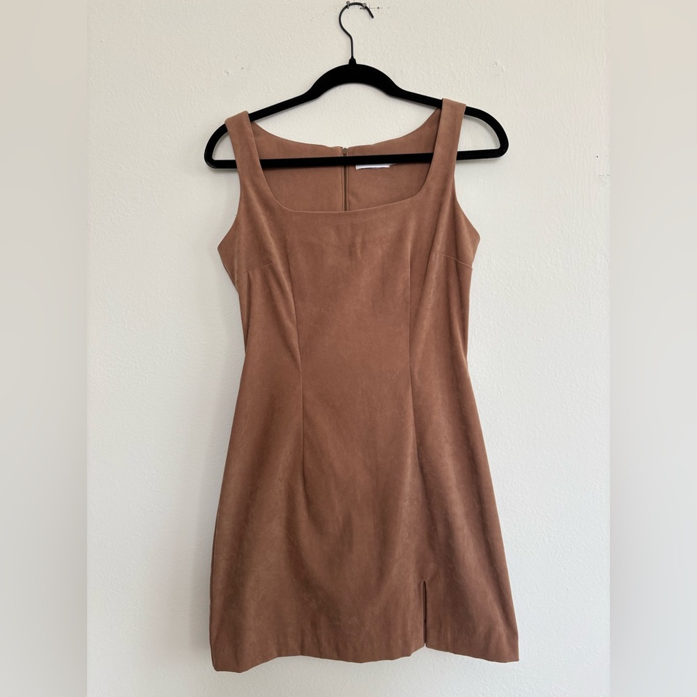 Rampage Tan Sleeveless Dress - Size 7